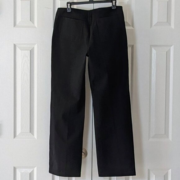 EILEEN FISHER Women's Heavyweight Rayon Knit Dress Pants Size S  Black NWT - Picture 2 of 9